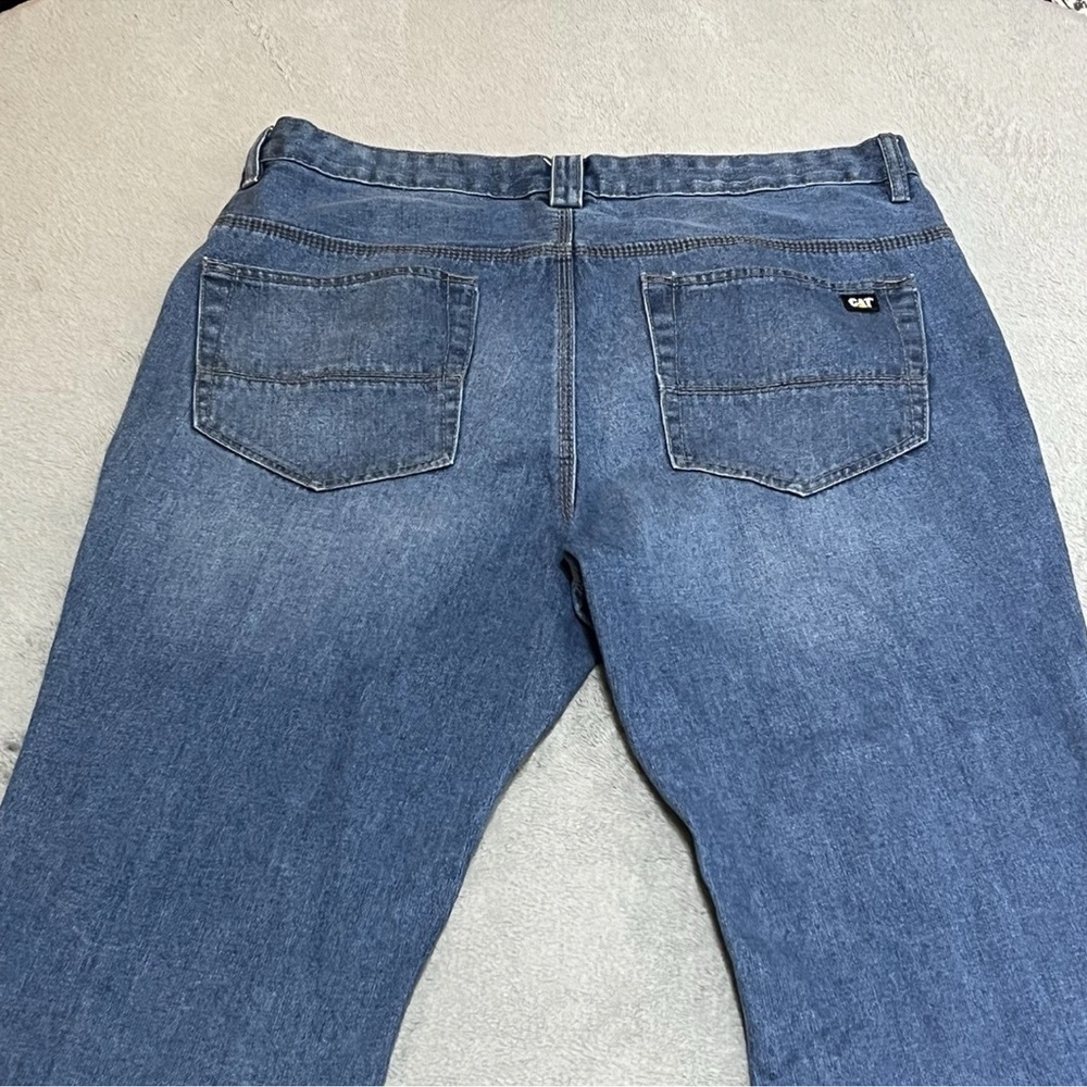 Caterpillar Blue Jeans Men’s Size 38x32 100% Cotton Workwear Denim CAT